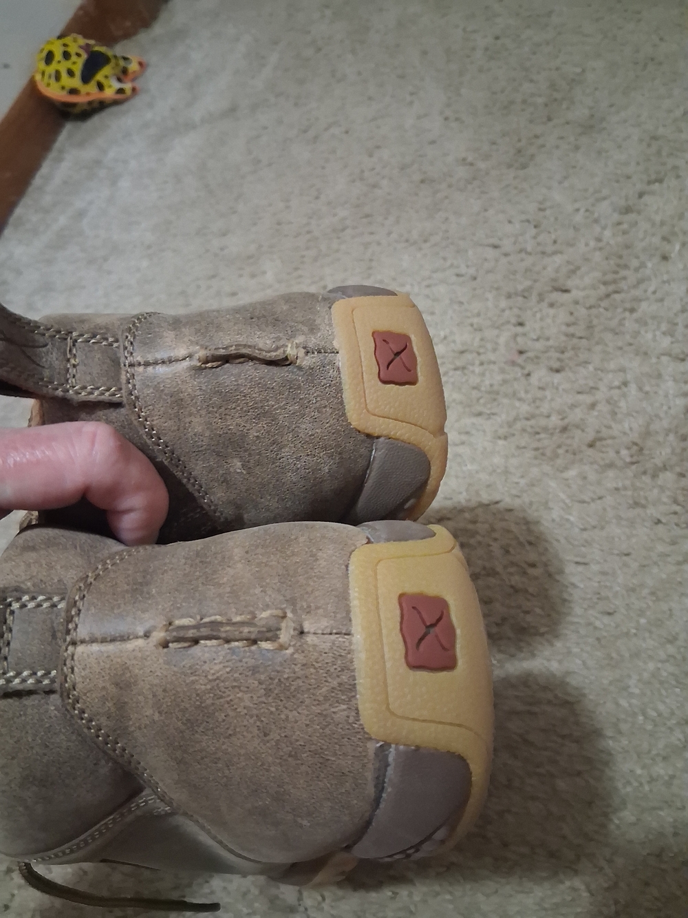 Twisted X Men's Taupe Leather Chukka Boots - Lace-Up Moc Toe - Picture 5 of 6
